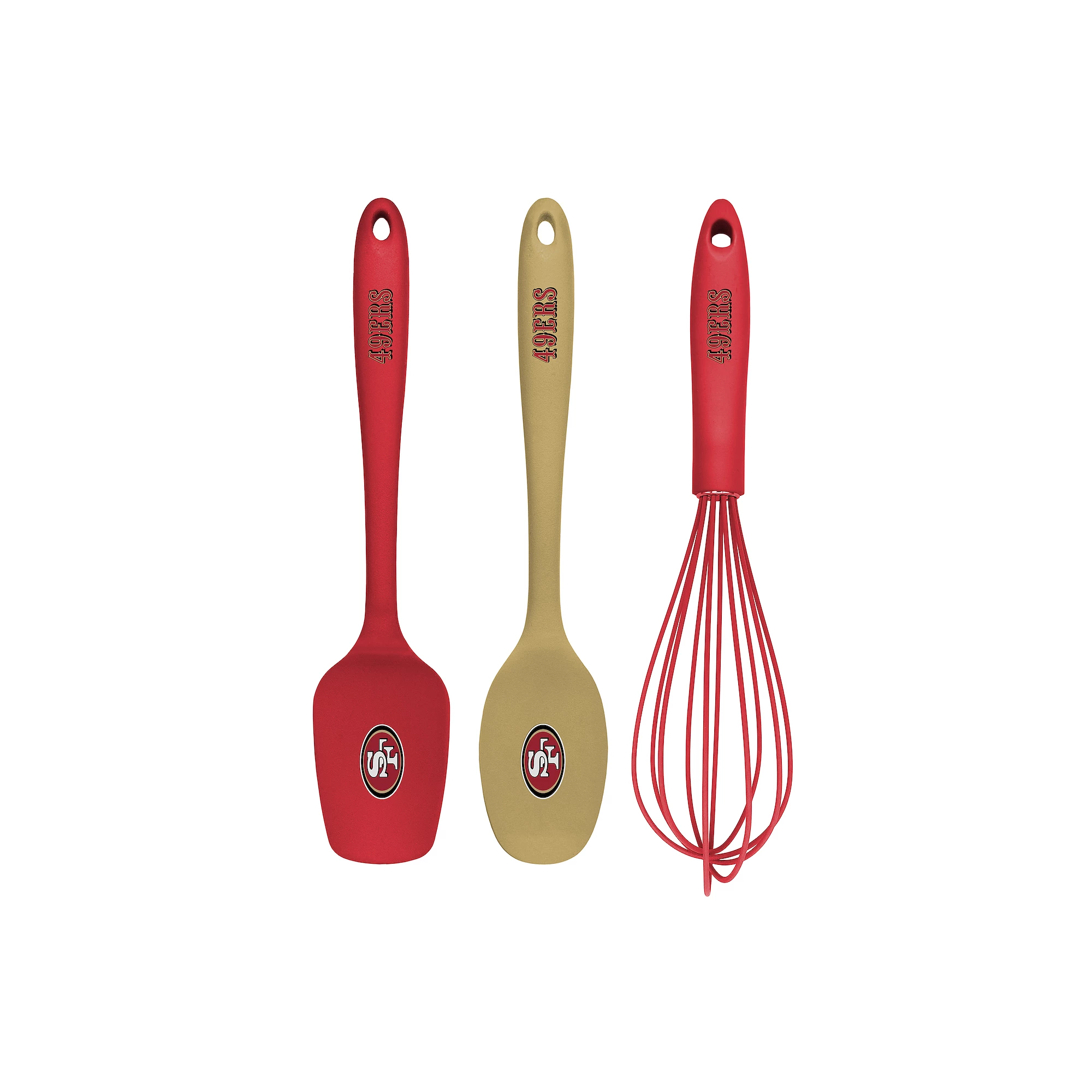 San Francisco 49ers 3-pc. Silicone Kitchen Utensil Set