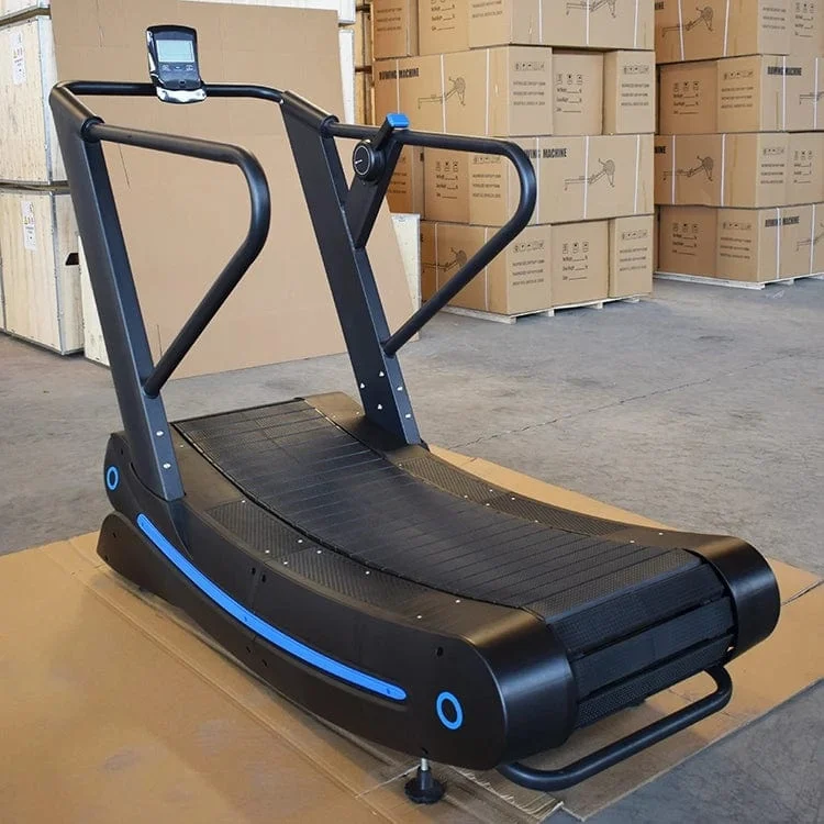 Airrunner Curved Non-motorized Treadmill - Commercial - Black
