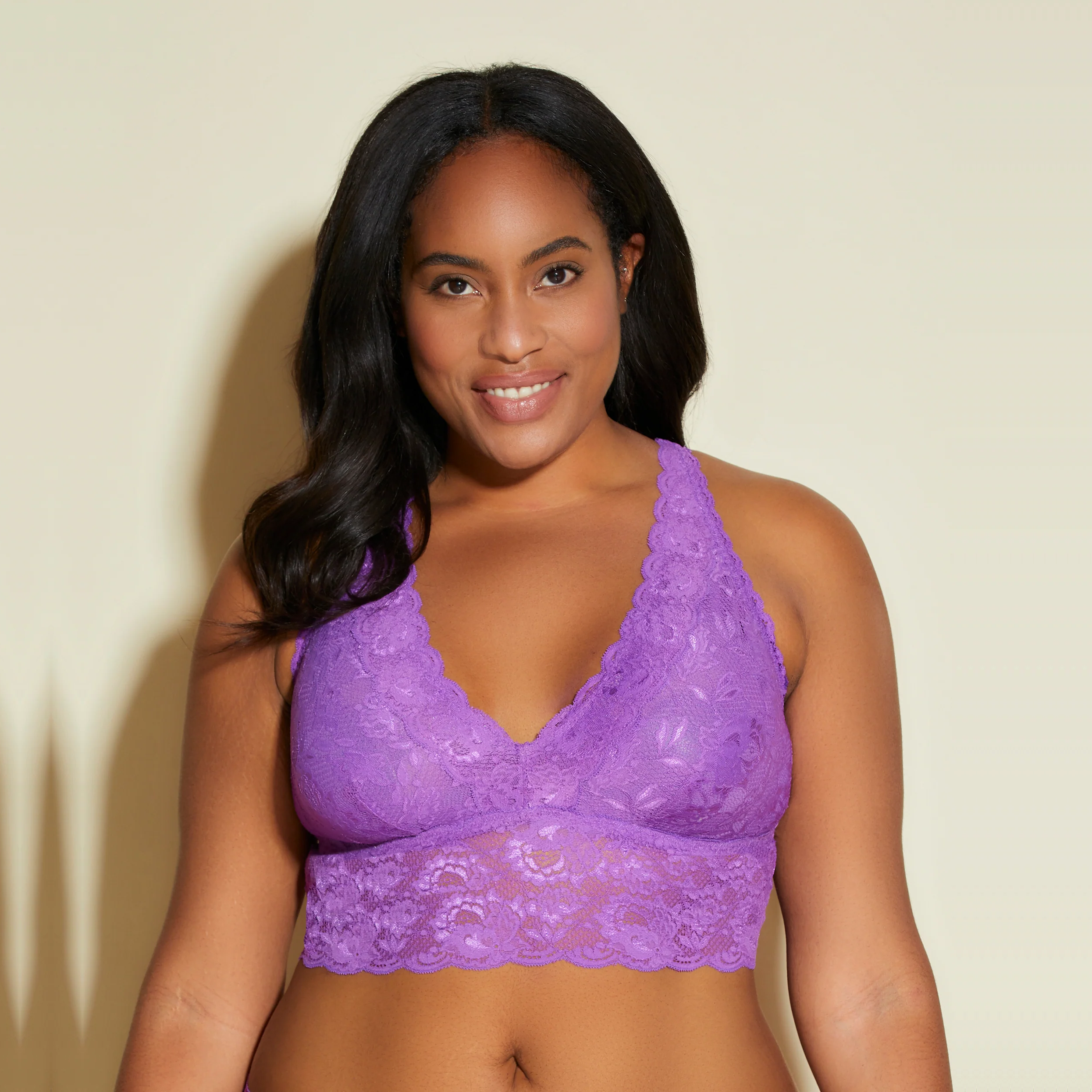 Plungie Longline Bralette In Erweiterten Plus Sizes - 2x