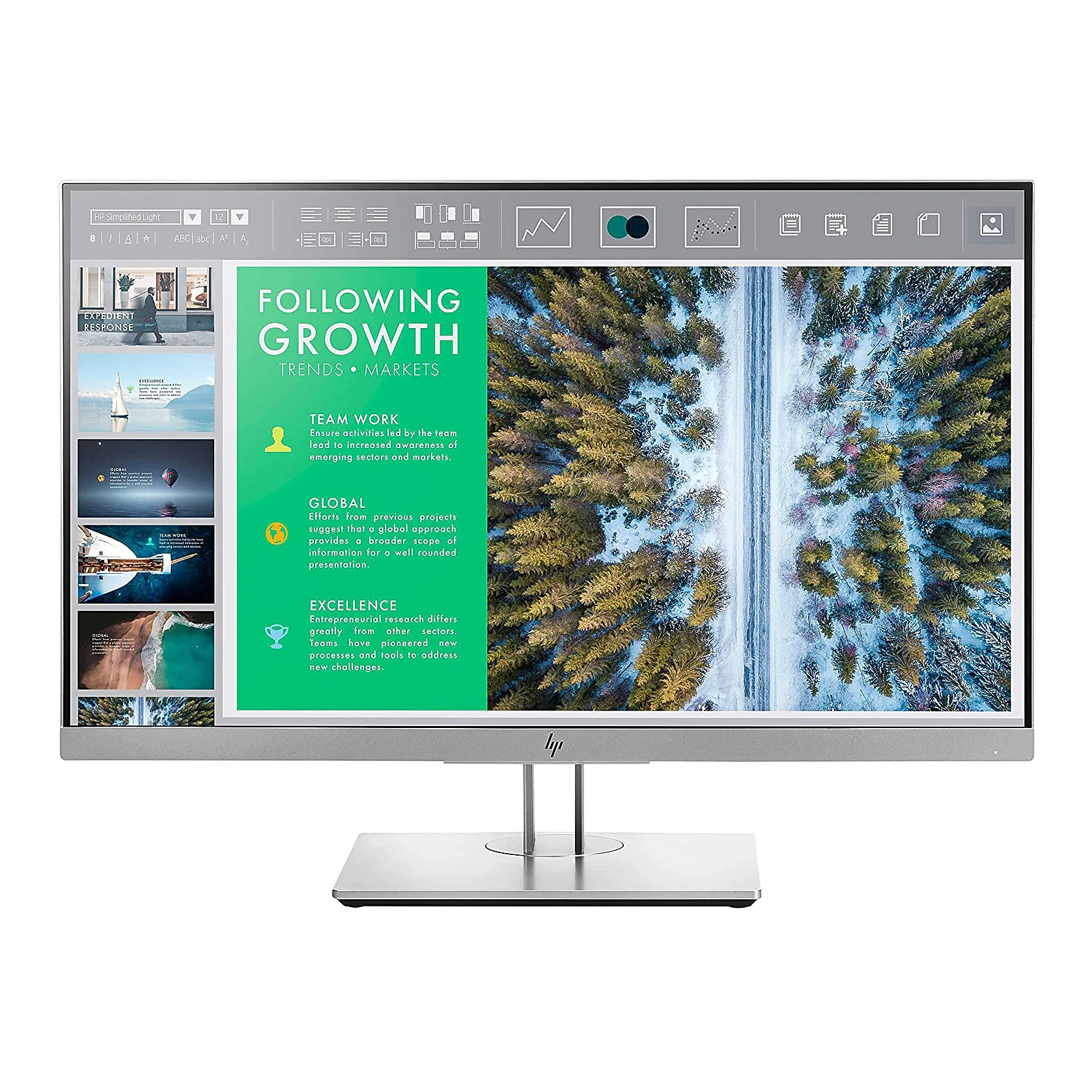 Hp Elitedisplay Refurbished 23.8" Led Monitor, Black/silver (hpr-e243)