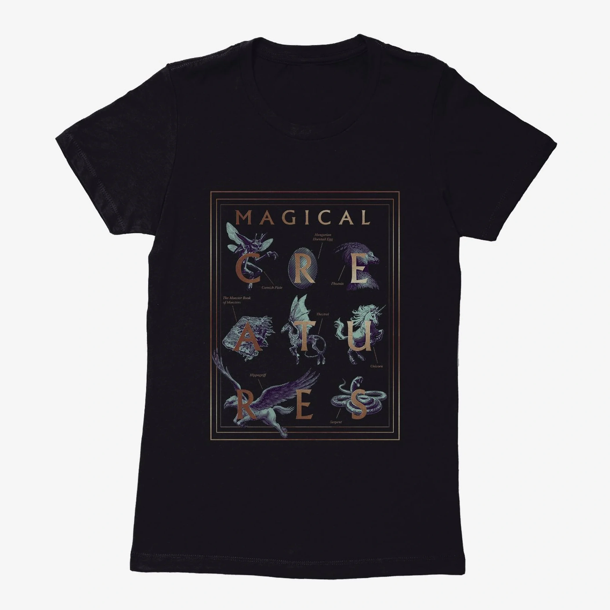 Harry Potter Magical Creatures Logo Womens T-shirt
