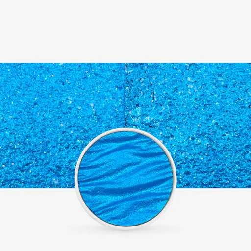 Coliro Pearlcolors Mica Watercolor Paint 30mm Refill Vibrant Blue C047