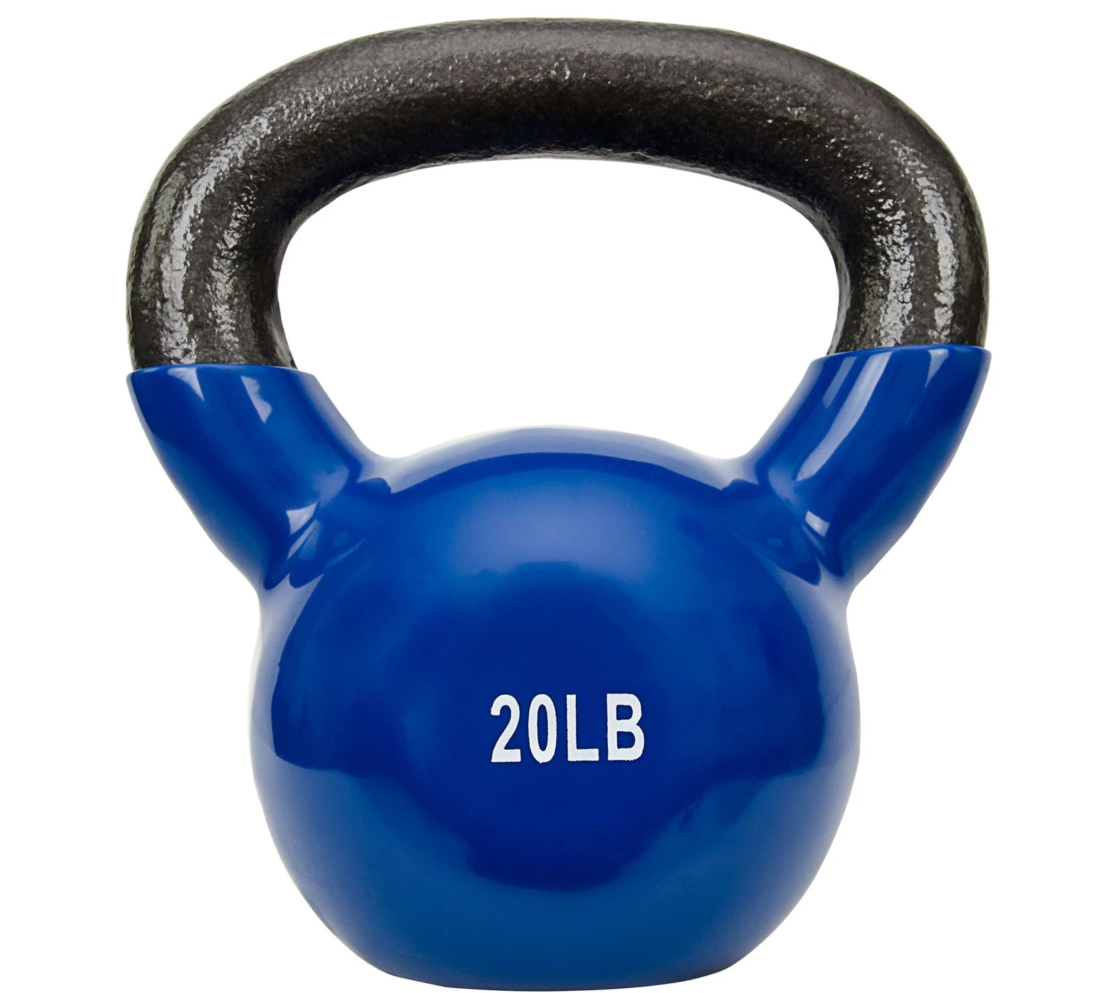 Sunny Health & Fitness Vinyl-coated Kettle Bell, 20 Lb