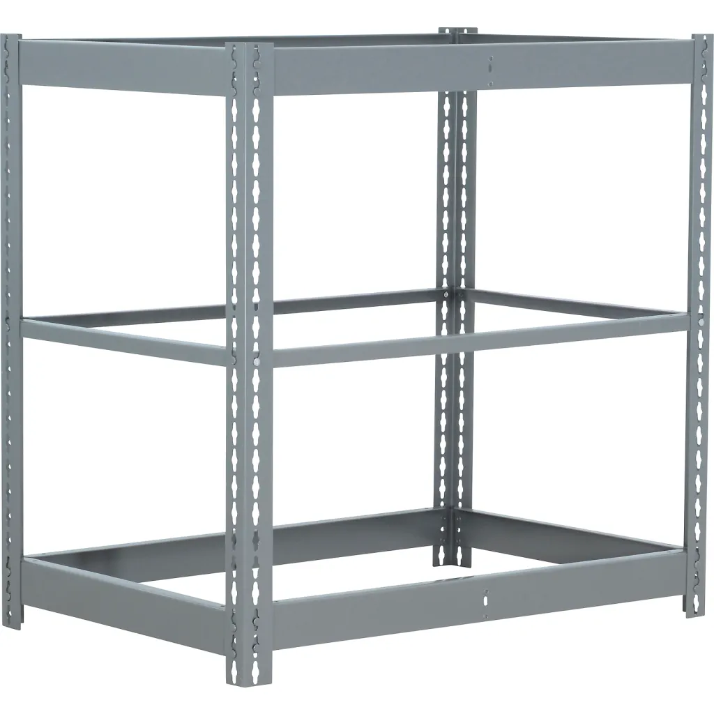 Global Industrial 3 Shelf, Commercial Duty Boltless Shelving, Starter, 36"w X 24"d X 36"h, No Deck