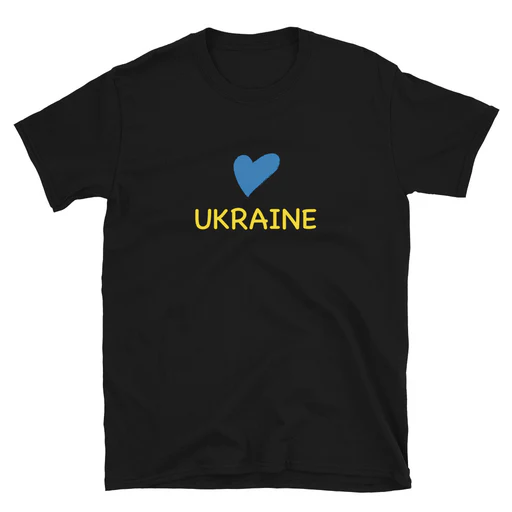 Ukrainian Love T-shirt - Black/m