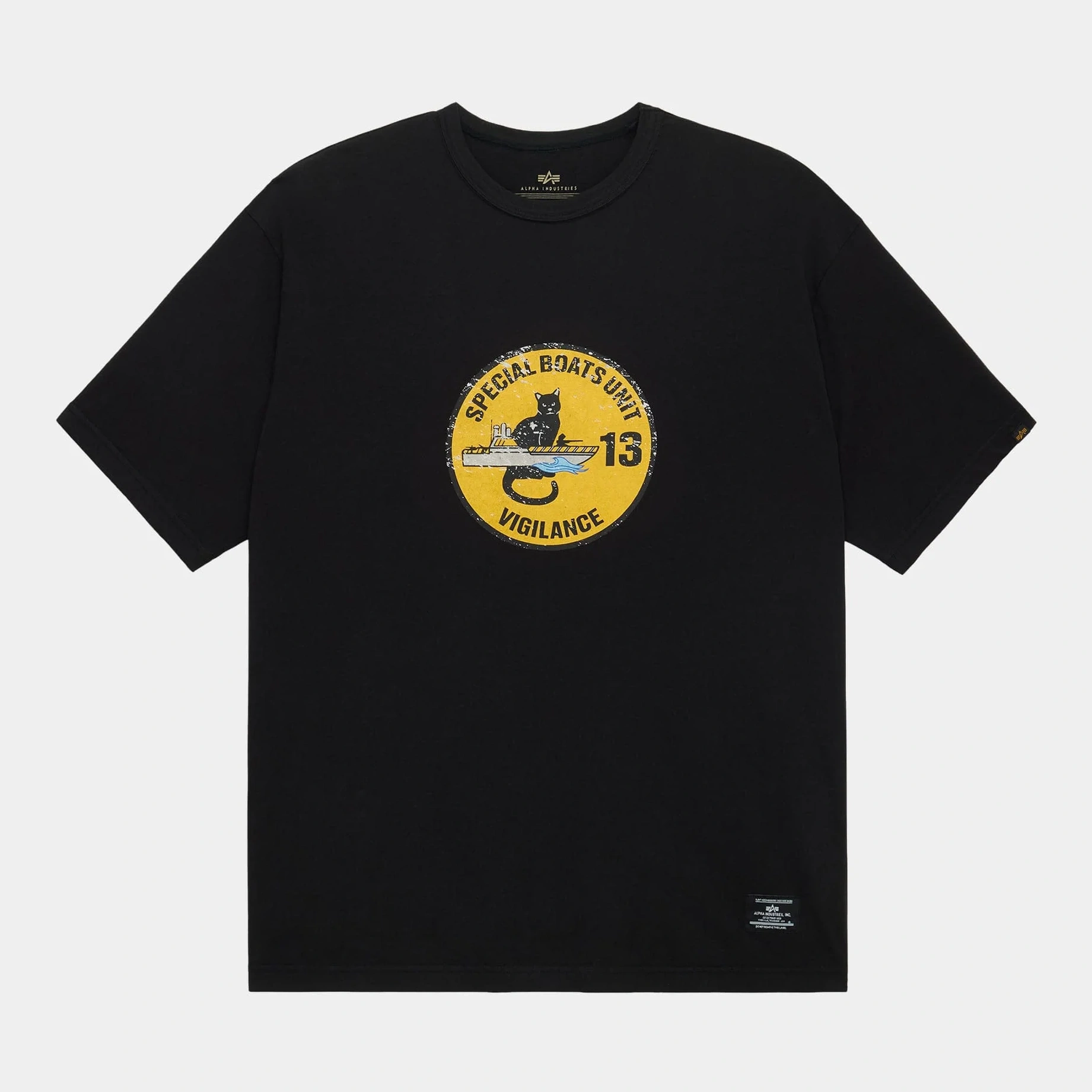 Relaxed Black Cat Tee - M