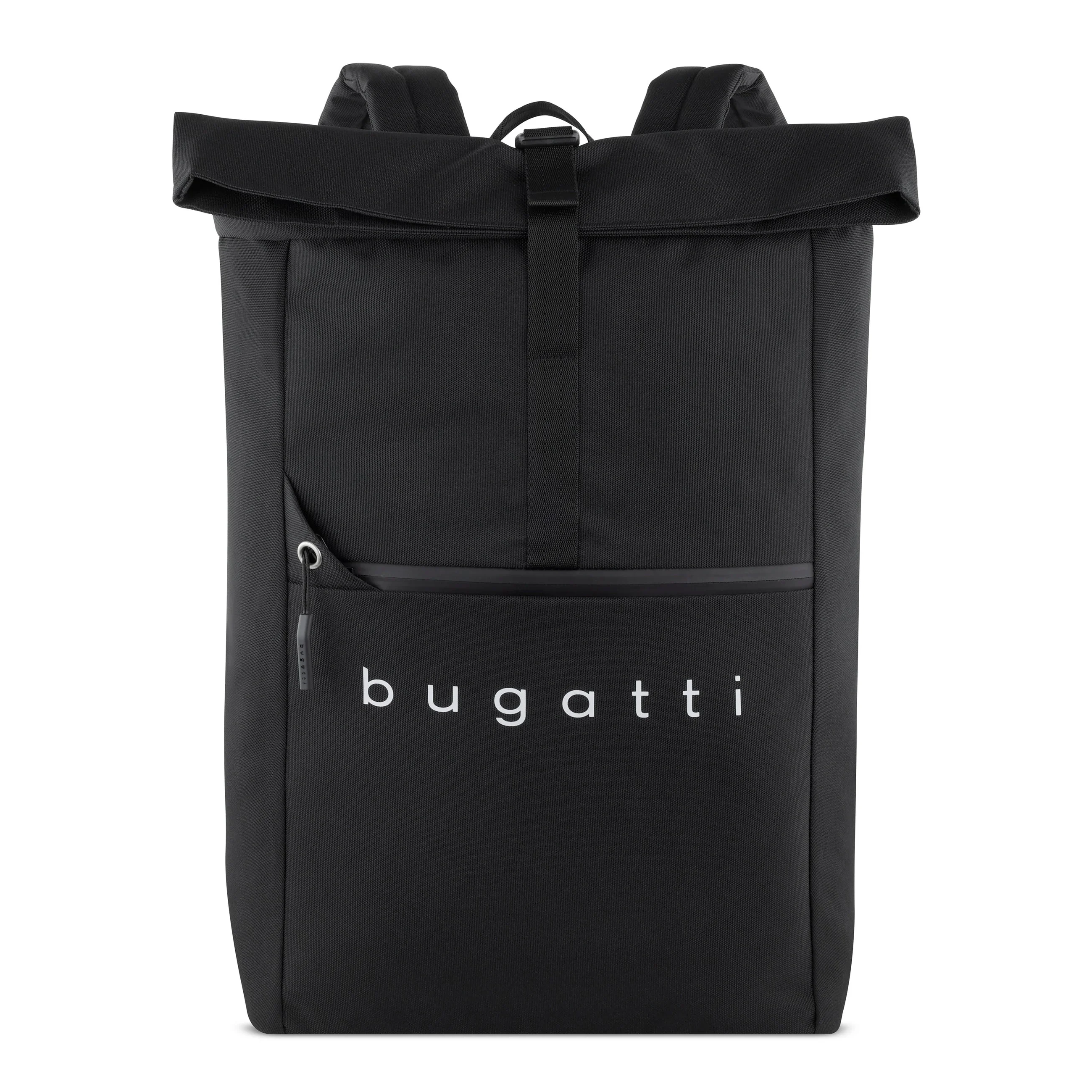 Rolltop Rucksack Mit Flexiblem Volumen In Schwarz