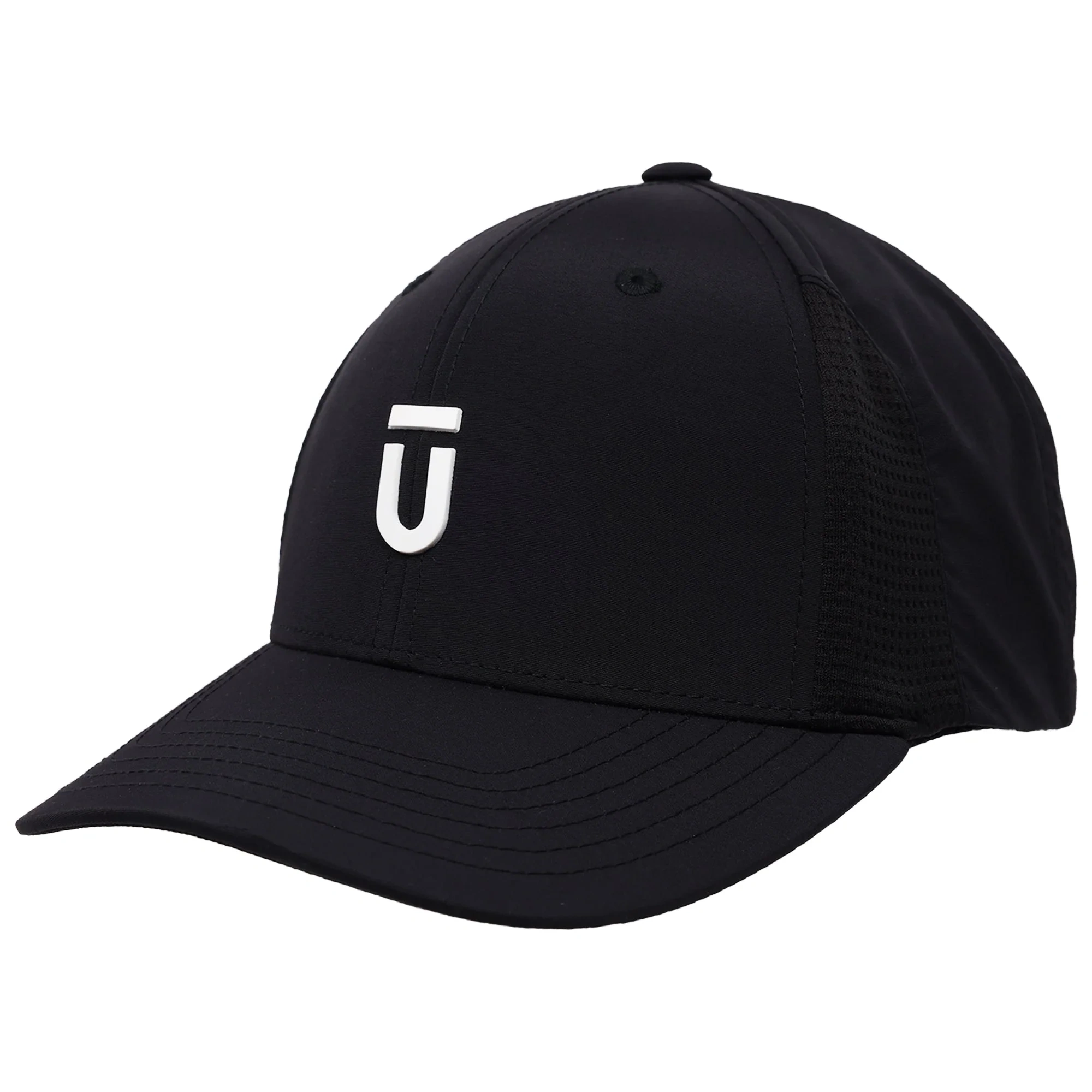Fūl Men’s Stretch Performance Cap With Mesh Inset And Raised Rubber Logo