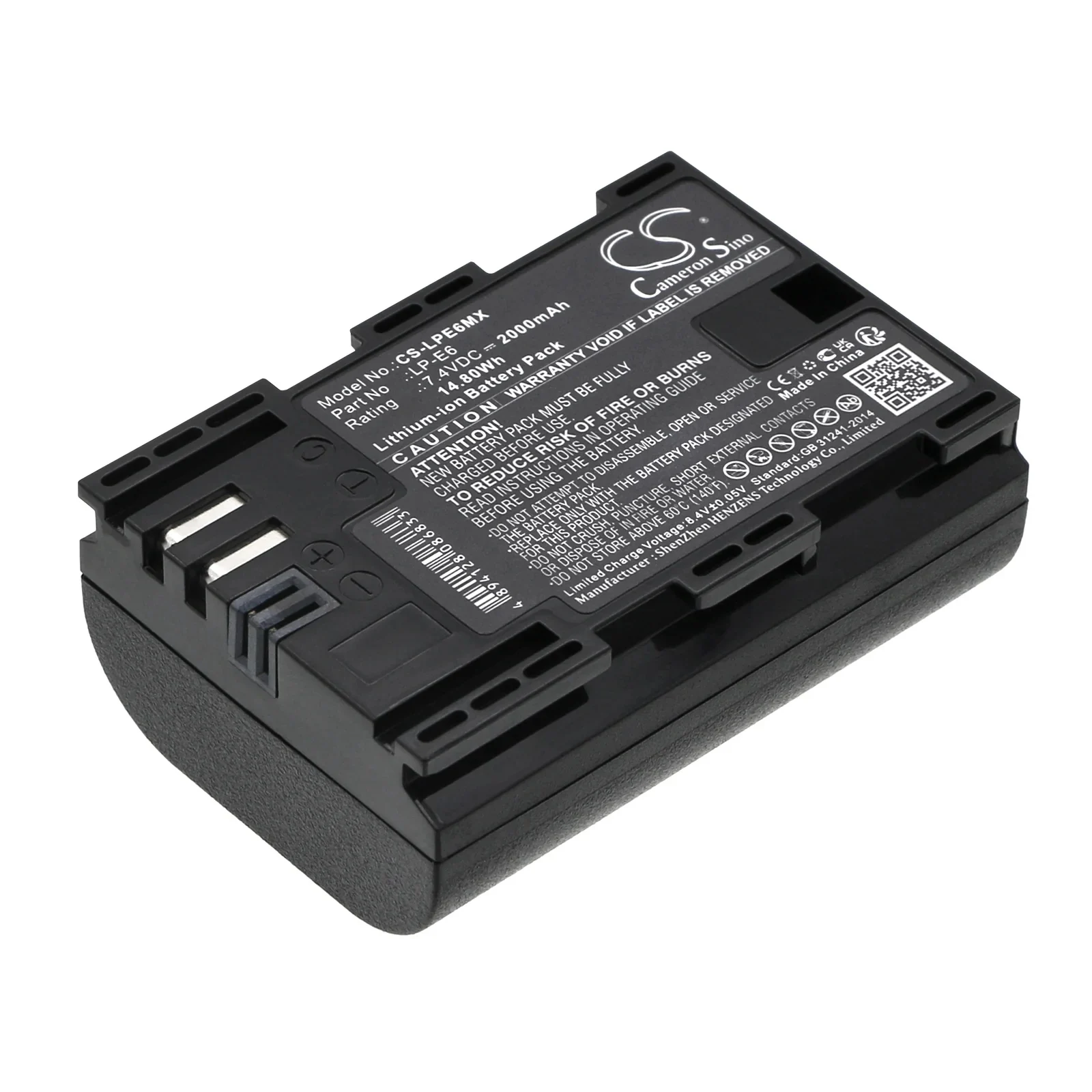 Battery For Tether Tools, Air Direct, Lp-e6, Lp-e6n,