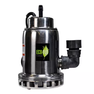 Eco-flo Products Inc. 115v Electric Stainless Steel Utility Water Pump, 3,000 Gph, Sep75m