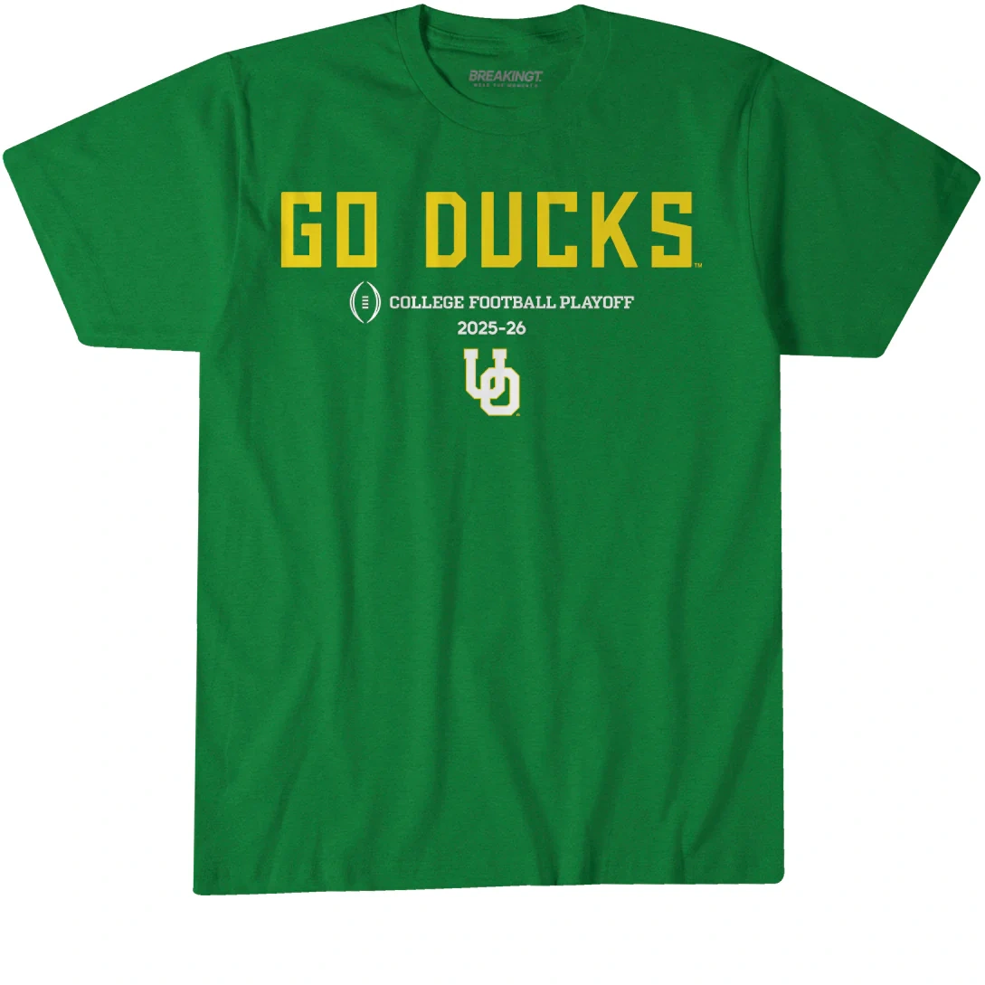 Oregon Football: 2025 Cfp Team Slogan - Adult T-shirt/medium