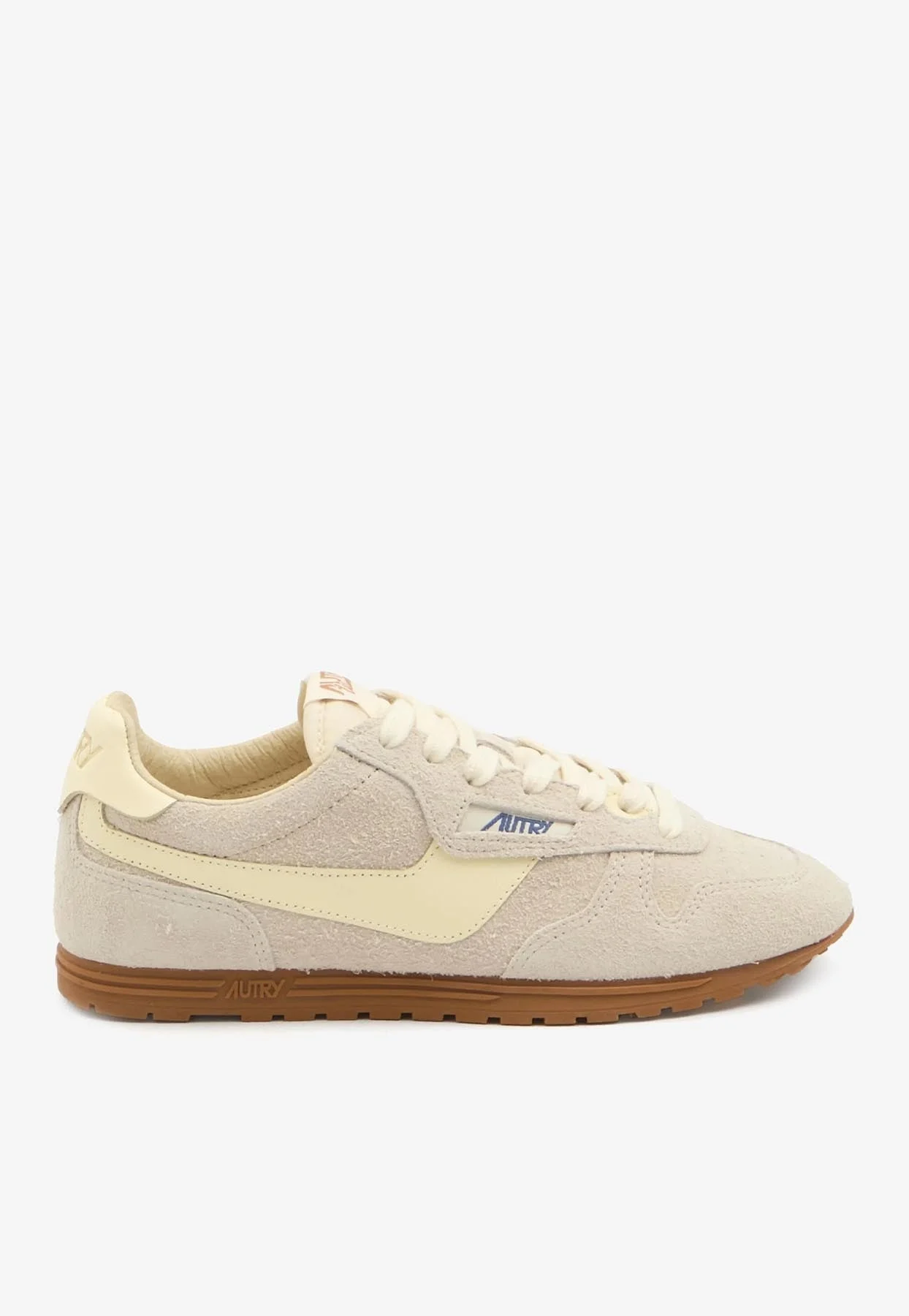 Windspin Suede And Leather Low-top Sneakers