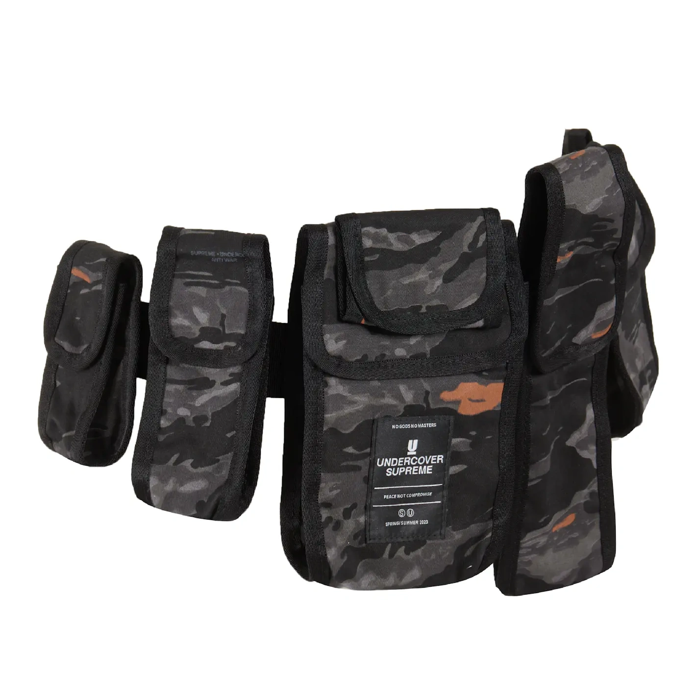 Supreme Undercover Sac Banane Ceinture Noir Camouflage Ss23