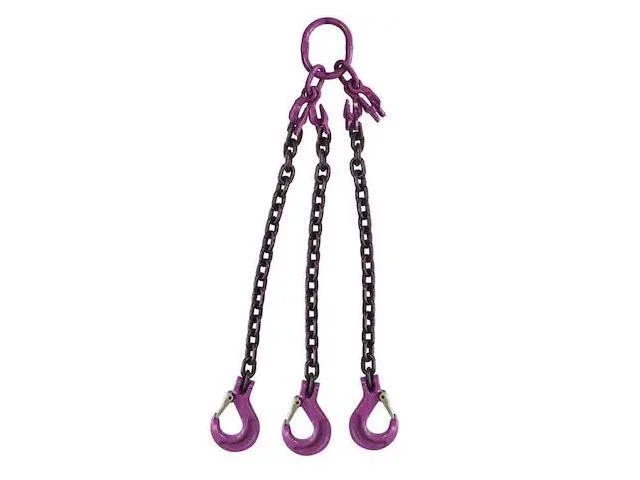 Us Cargo Control 932g100tosa-15 9/32" X 15' - Adjustable 3 Leg Chain Sling W/