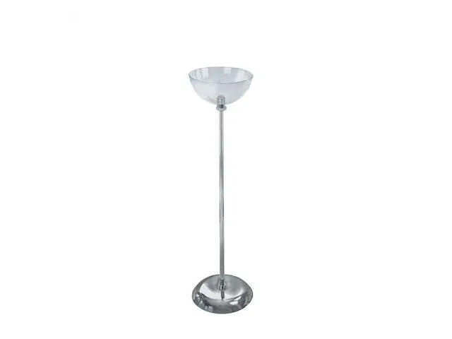 Azar Displays 700952 10" Diameter Single Bowl Floor Display