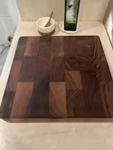 Gray Acacia Wood Cutting | Personalized | 18 X 12"