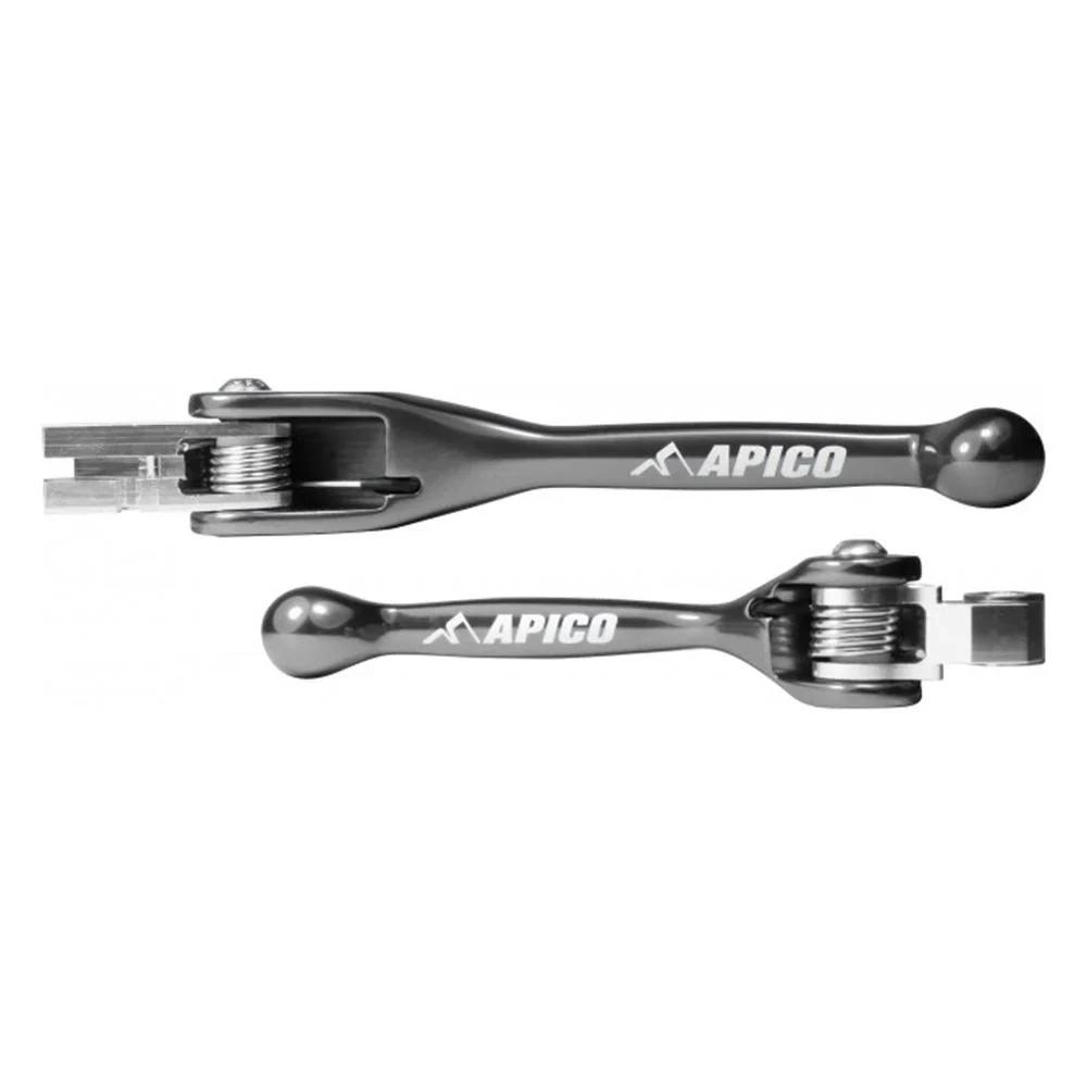 Apico Set Of Flexi Levers For Yamaha Yz 125/250 2015-2023, Yzf 250/450 2009-2023, Yzf250x 2020-2023, Yzf450x 2019-2023 Titanium