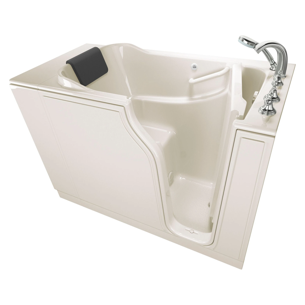 American Standard 3052.109.srl Premium 51-1/2" Walk-in Soaking Bathtub With Right-hand Drain, Comfort Jets, And Quick Drain Pump - Roman Tub Filler And Handshower Included