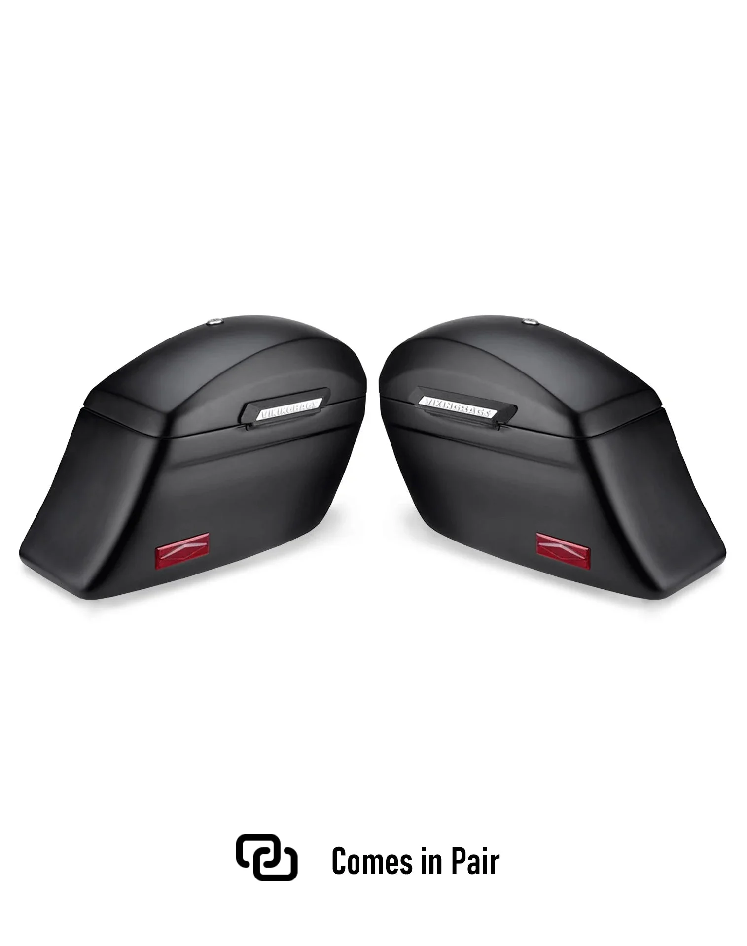 44l Lamellar Stallion Extra Large Matte Motorcycle Hard Saddlebags For Harley Softail Fat Boy Lo Flstfb
