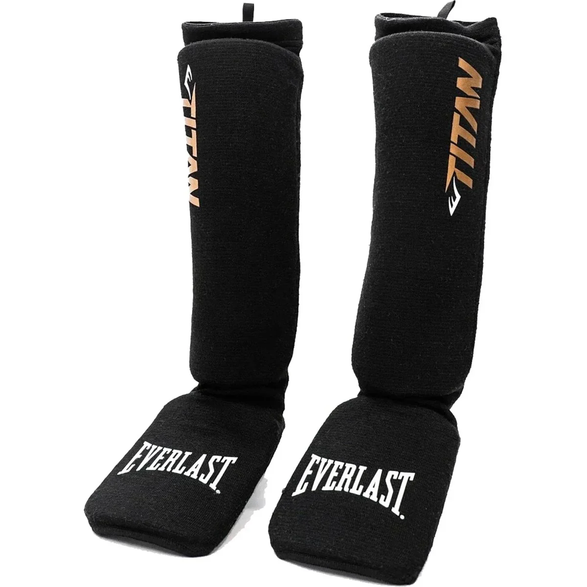 Everlast Titan Mma Protective Shin Instep Guards - Black