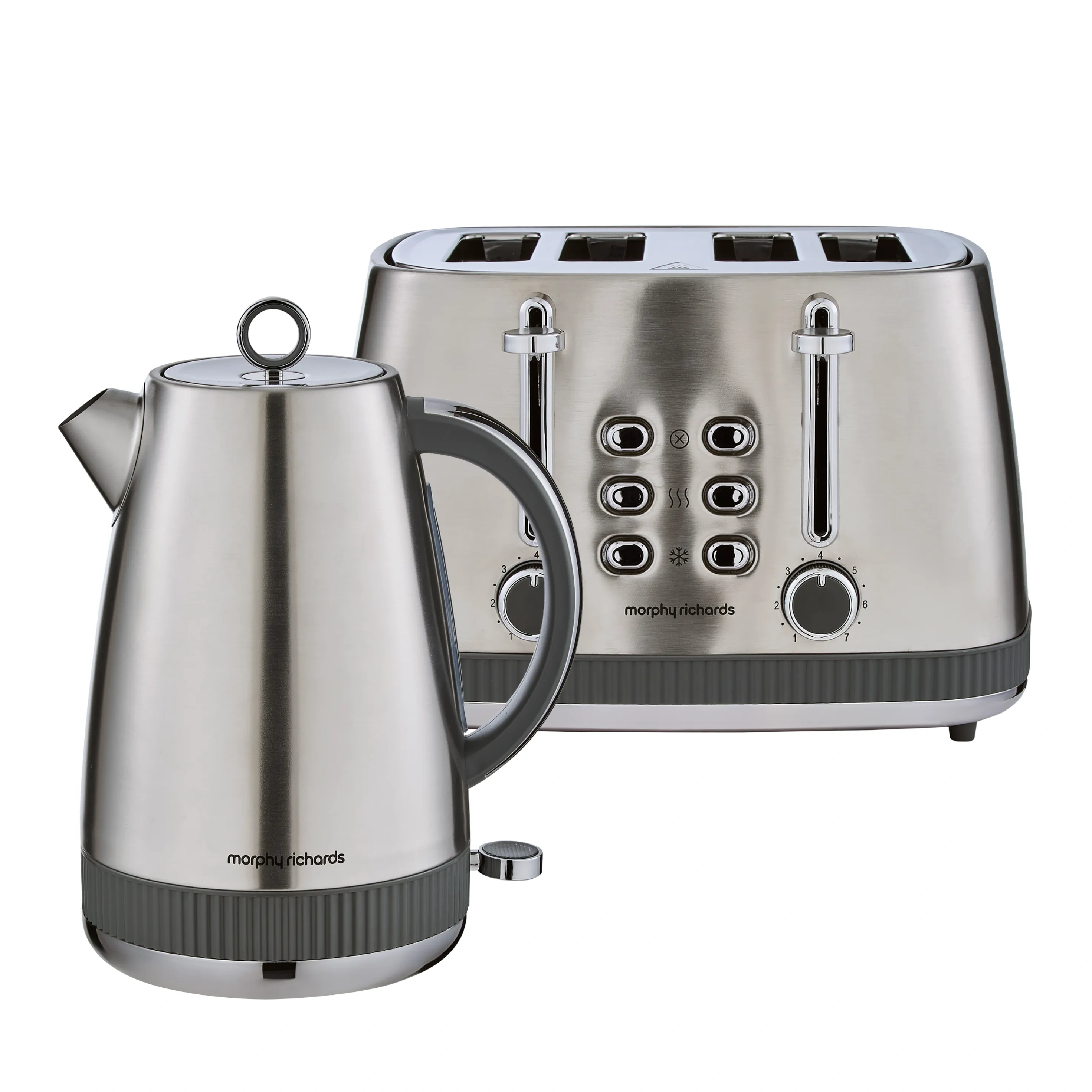 Mexborough Kettle & Toaster Bundle Grey