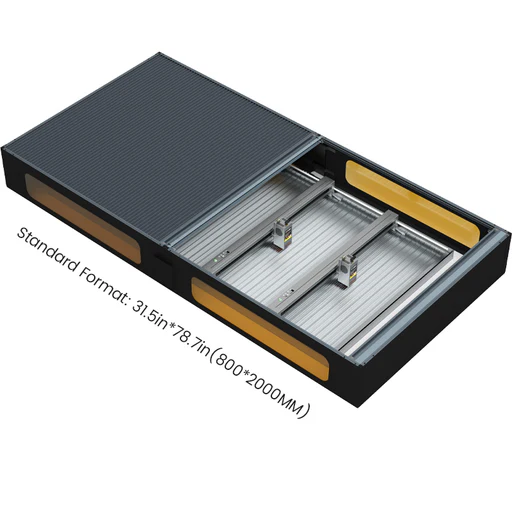 Tyvok X1s Pro – Ultra-large 800×2000mm Diode Laser Cutting System