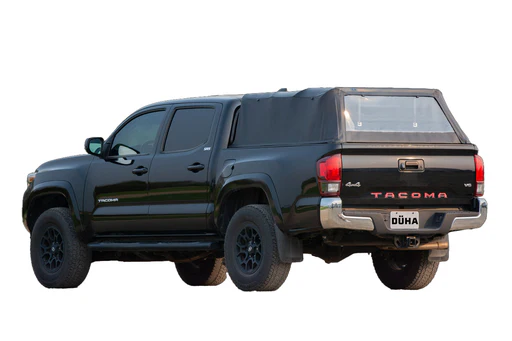 Düha Fas-top Tonneau Cover For 2016-2023 Toyota Tacoma With Anodized Black Coating