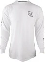 Glock Ap96096 Perfection Long Sleeve Tee White Pre-shrunk Cotton Long Sleeve 2xl