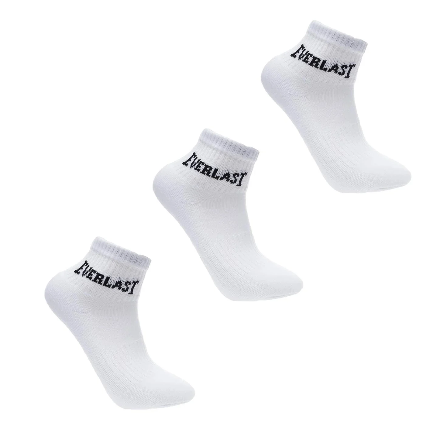 Everlast Quarter Socks 3 Pack Junior - White