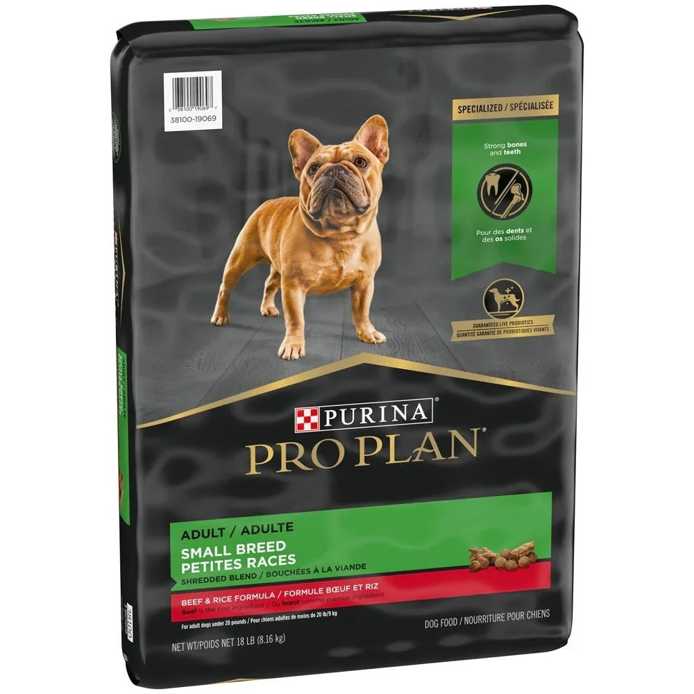 Pro Plan Specialized Beef & Rice Small Breed Dog 18 Lb