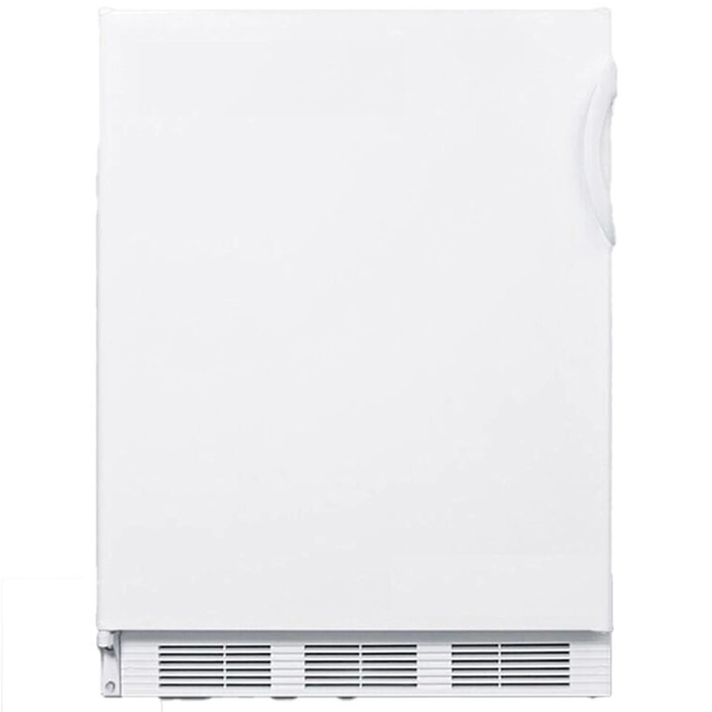 Summit 24 In. 5.1 Cu. Ft. Left-hinged Undercounter Refrigerator - White