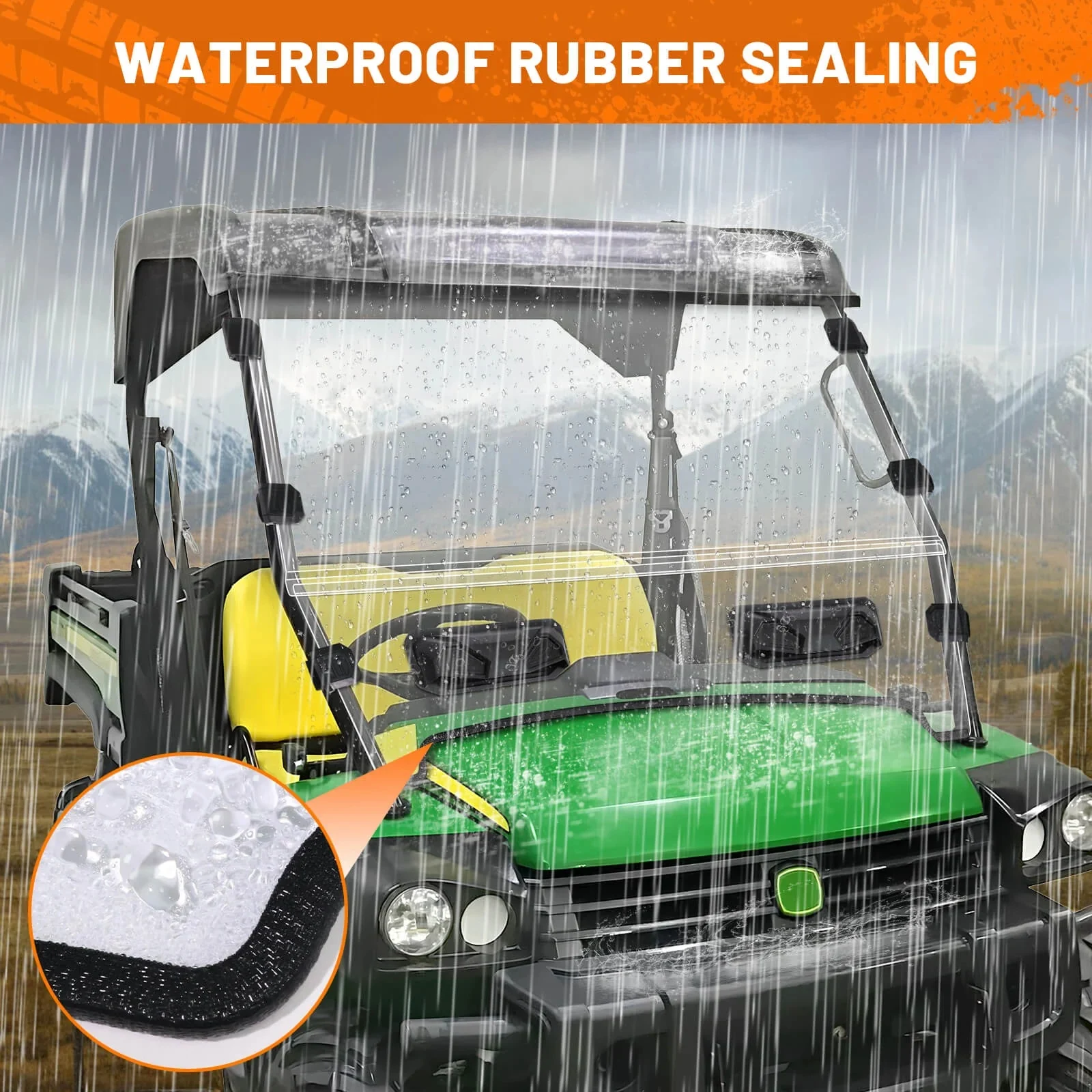 Gator Hpx 620i/625i/825i Vented Windshield