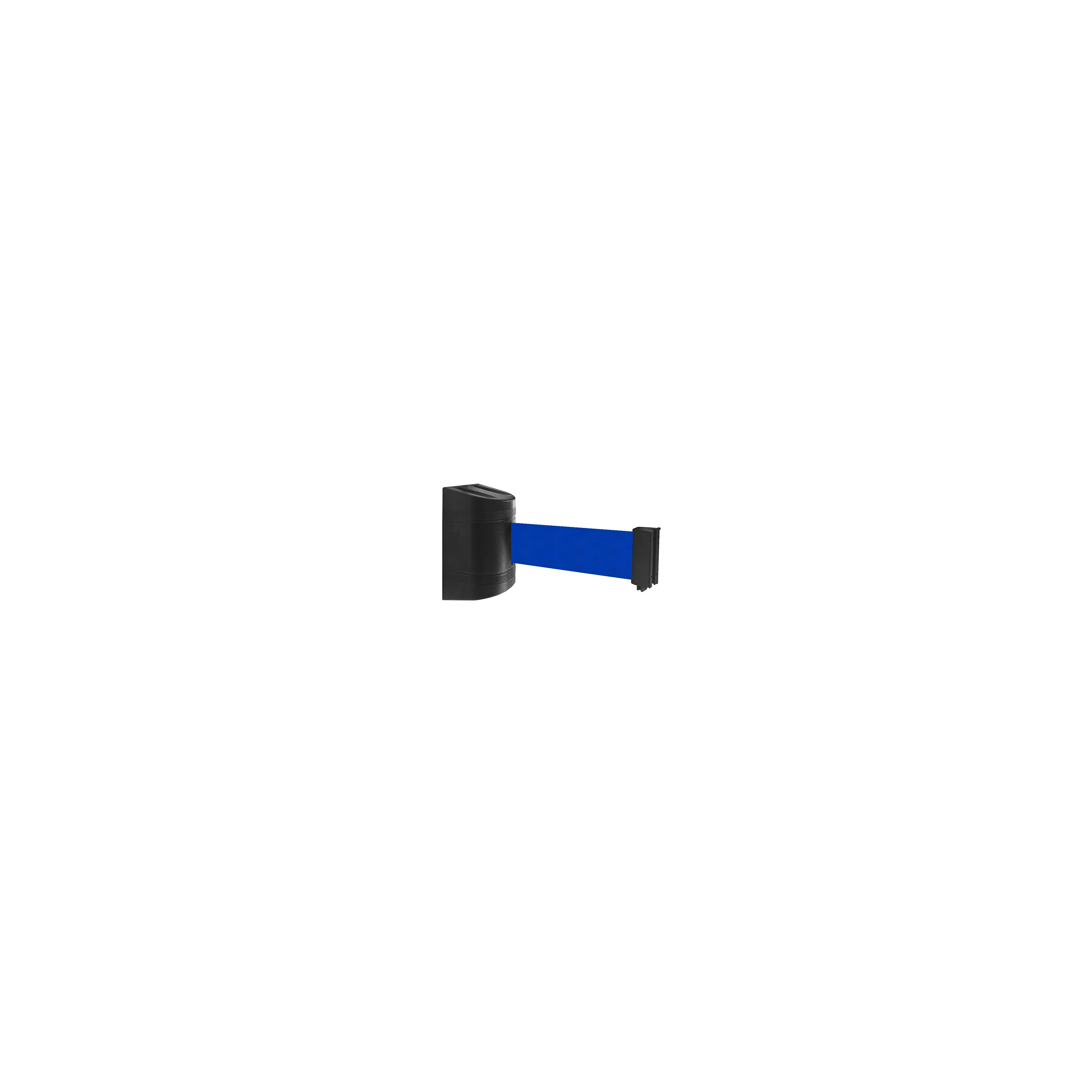 Wallpro 300 Wall-mountable 10' Retractable Belt Barrier, Blue