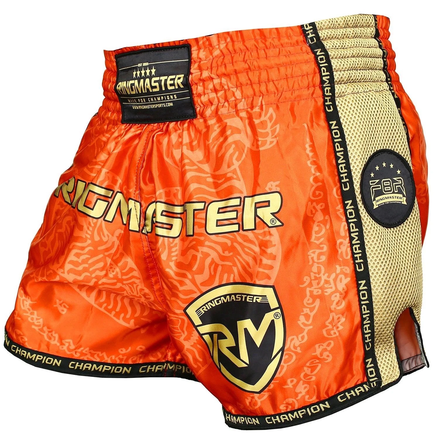 Ringmaster Sports Kids Thai / Kickboxing Shorts F8r Series Red