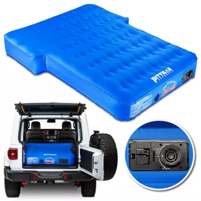 Pittman Outdoors Airbedz Suv Jeep, Suv & Crossover Air Mattress With Built In Pump And Rechargeable Battery, Blue