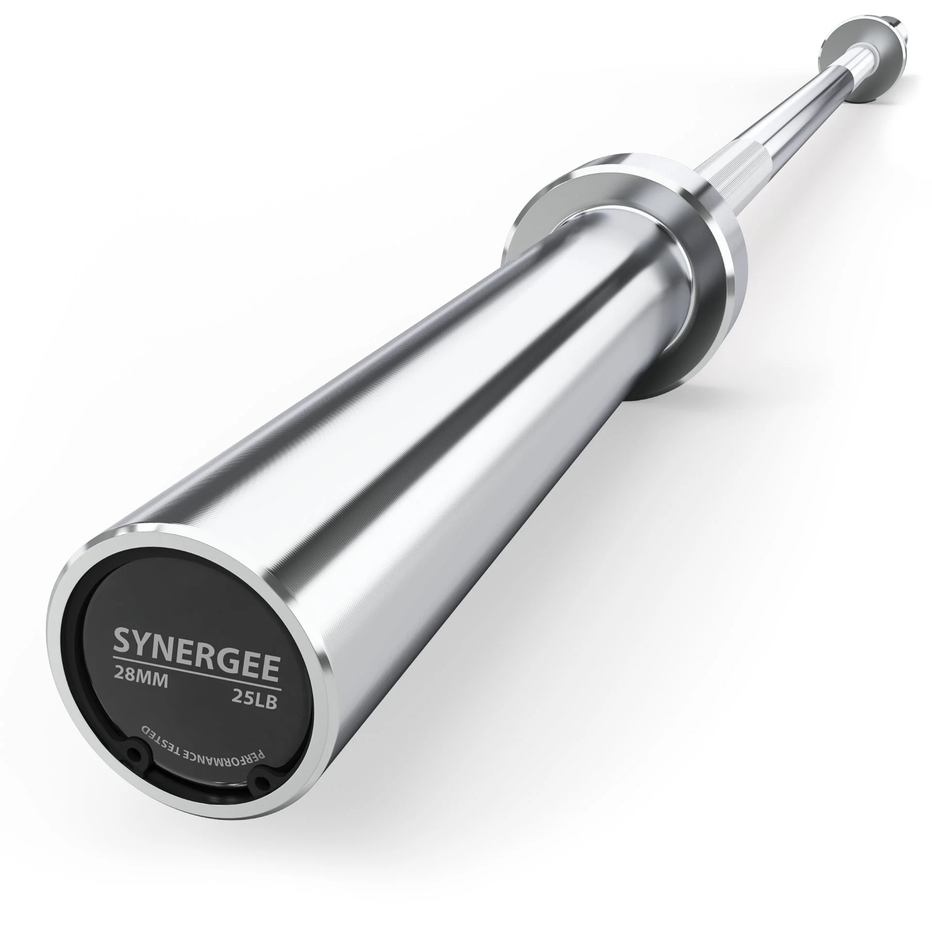 Synergee 25lb Barbell - Chrome