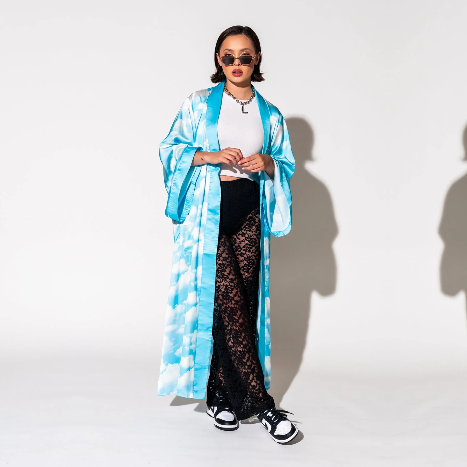 Good Karma Kimono In Cloud Nine