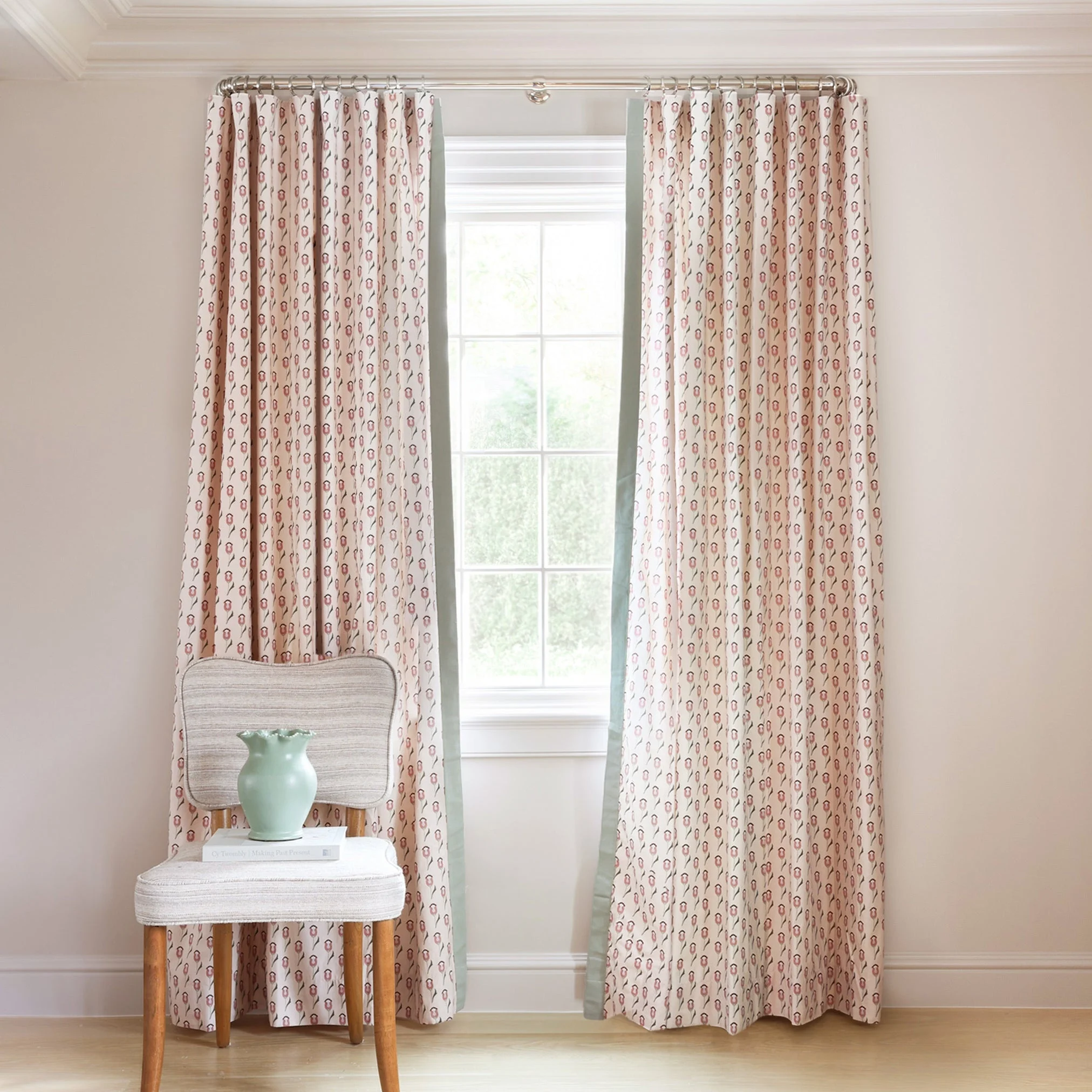 Annabelle Orchid Tailored Pleat Curtain