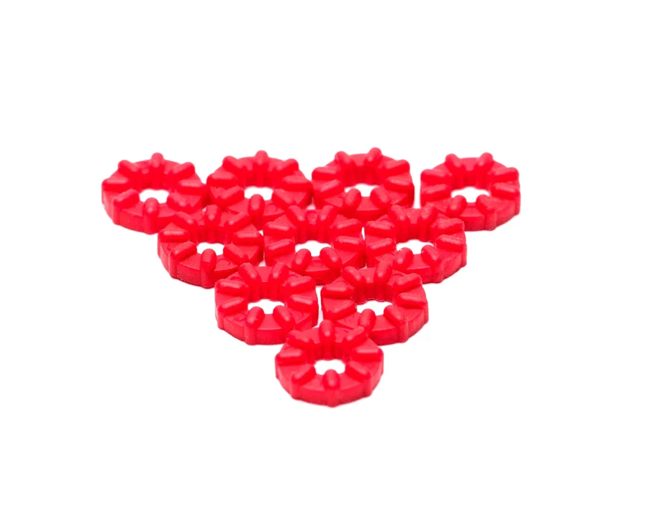 Primochill M4 Rubber Washer Anti-vibration Grommet - 10 Pack - Red