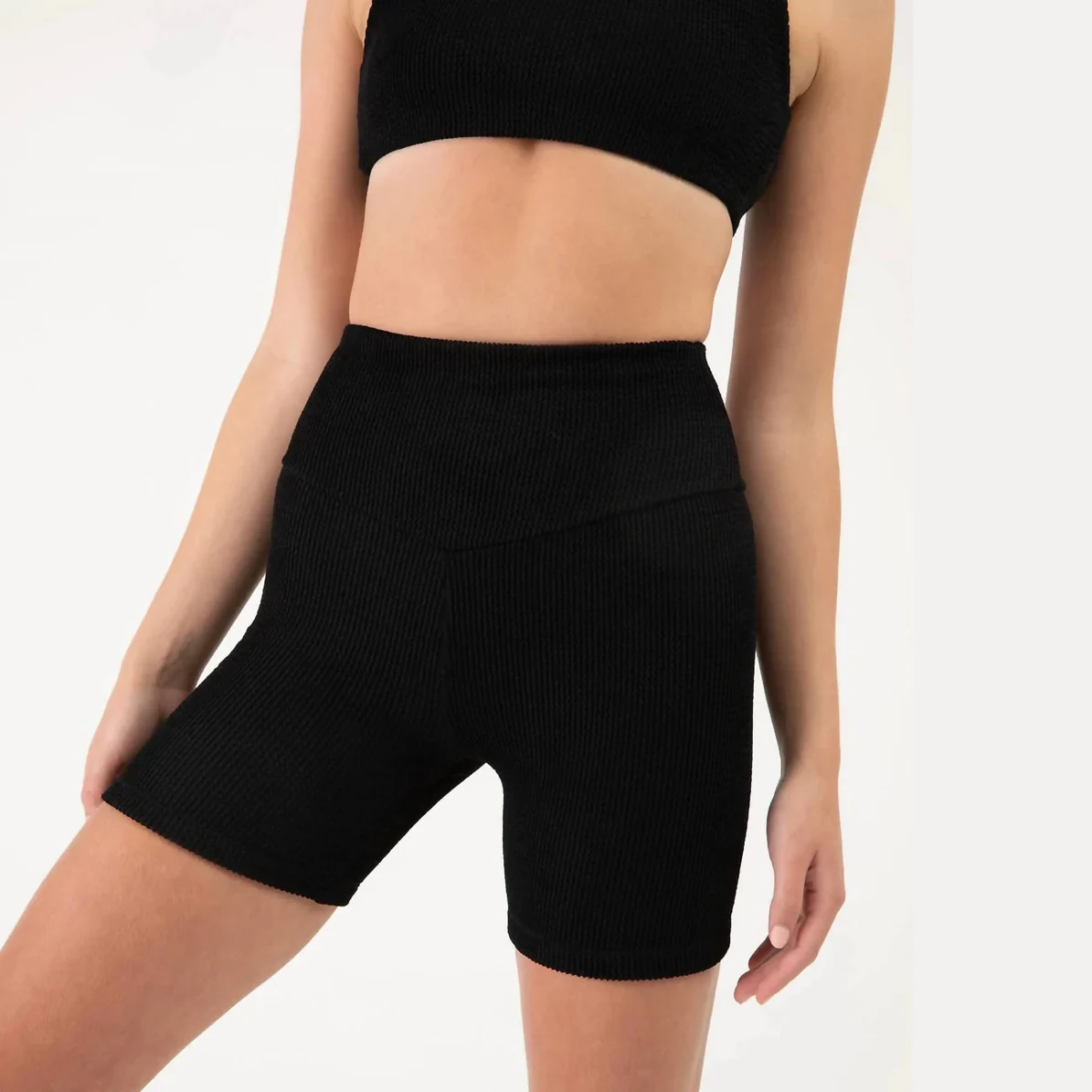 Bloch - Women's High Waisted 5” Biker Shorts - S