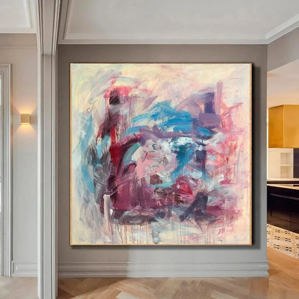 Etude Of Spring - 26"x26" | 66x66 Cm/unstretched