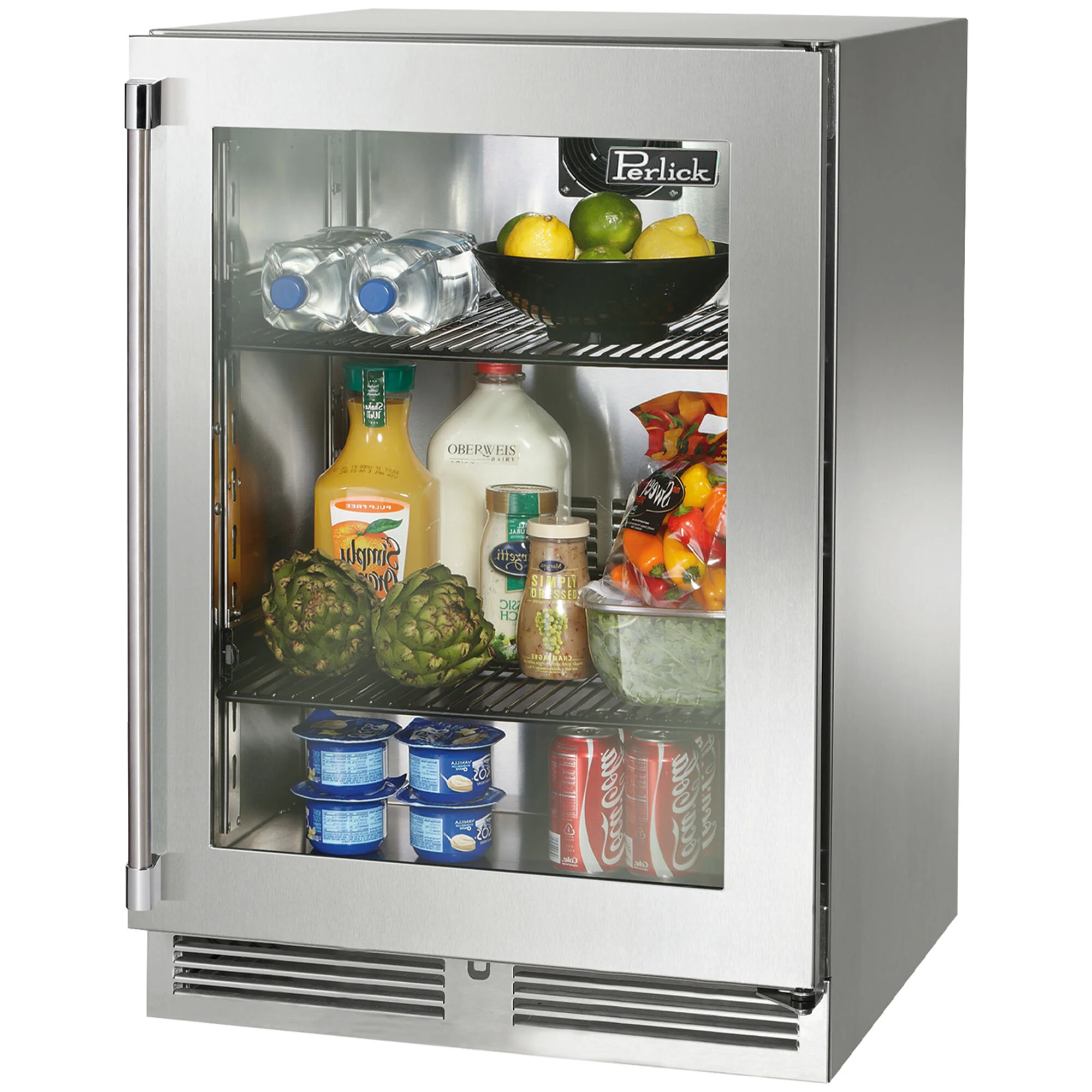 Perlick Signature Series 24 In. 5.2 Cu. Ft. Built-in Undercounter Refrigerator - Custom Panel Ready