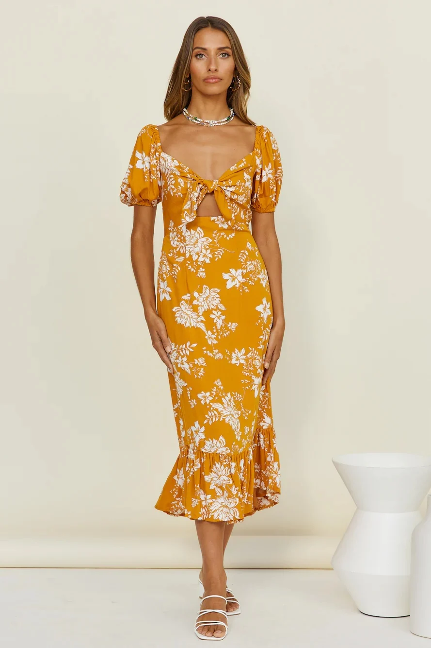 Sandy Dreams Midi Dress