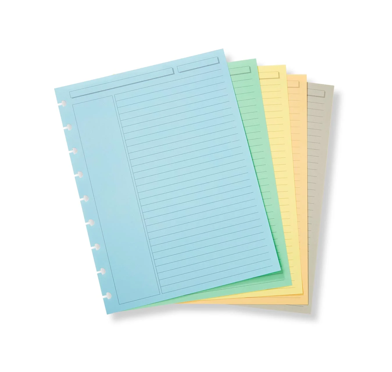 Circa Midway Multicolored 1/4" Annotation Ruled Refill (300 Sheets)