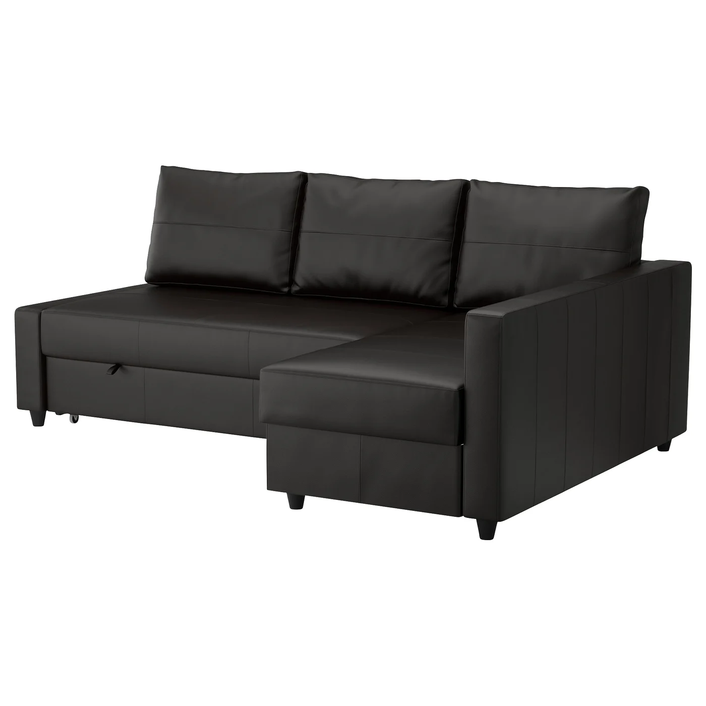 Friheten Corner Sofa-bed With Storage, Bomstad Black
