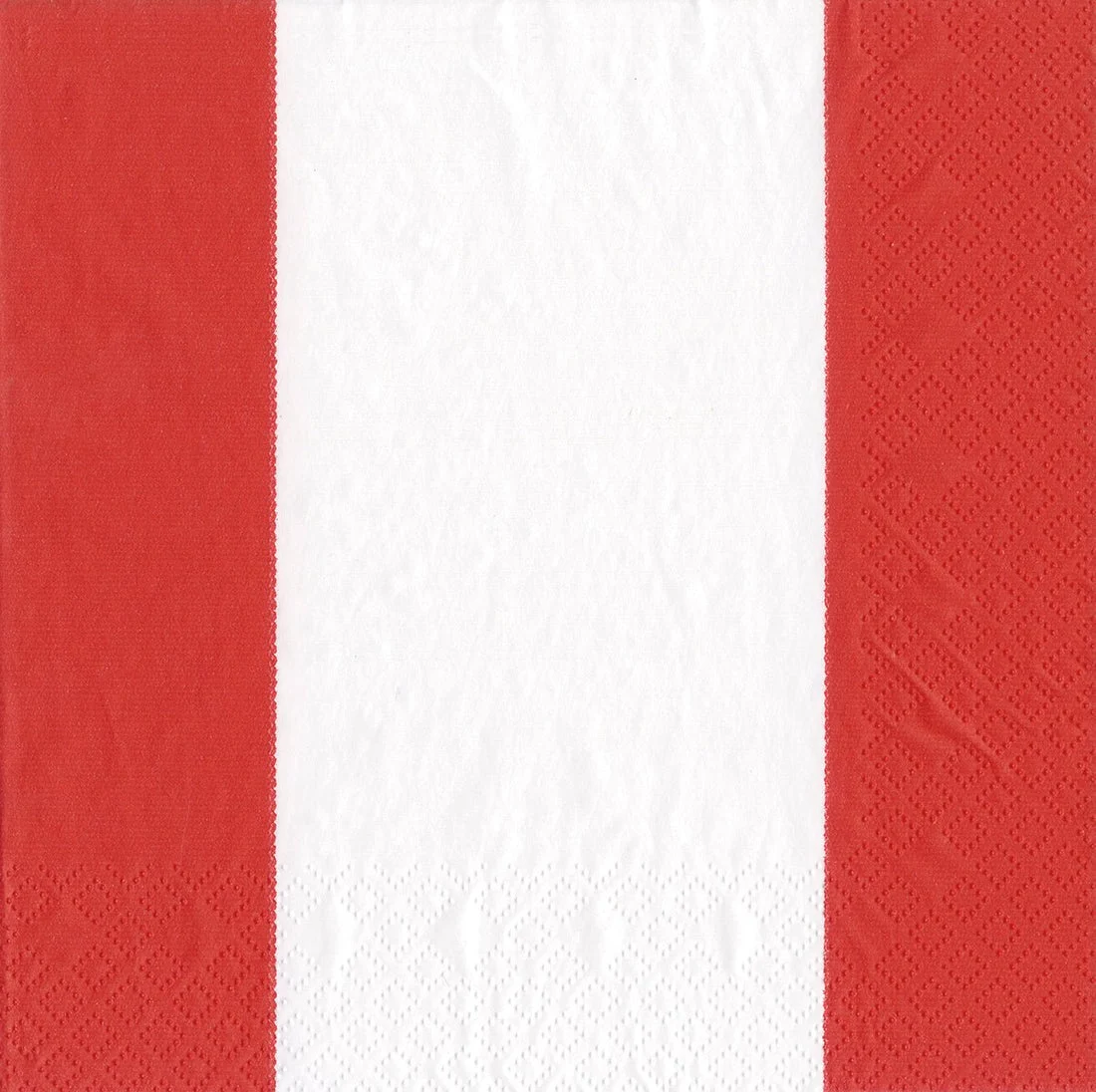 Bandol Stripe Red Cocktail Napkin
