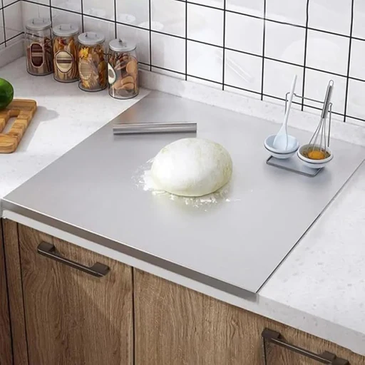 Stainless Steel Cutting Board Premium Quality Multipurpose Board - Medium+ Rolling Pin