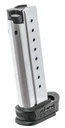 Springfield Armory Xde09091 Xd-e 9rd Detachable W/extended Sleeve 9mm Luger Stainless Steel Magazine