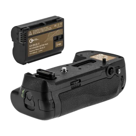 Green Extreme Mb-d18 Replacement Battery Grip For Nikon D850 With En-el15 Btt