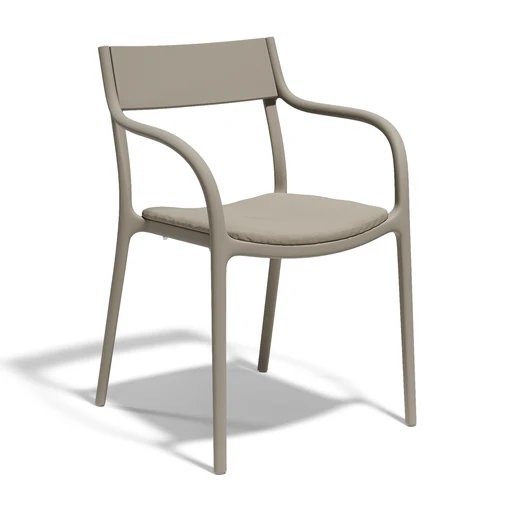 Madison Upholstered Outdoor Dining Armchair (set Of 4) - Basic Tortora / Portonovo Tortora